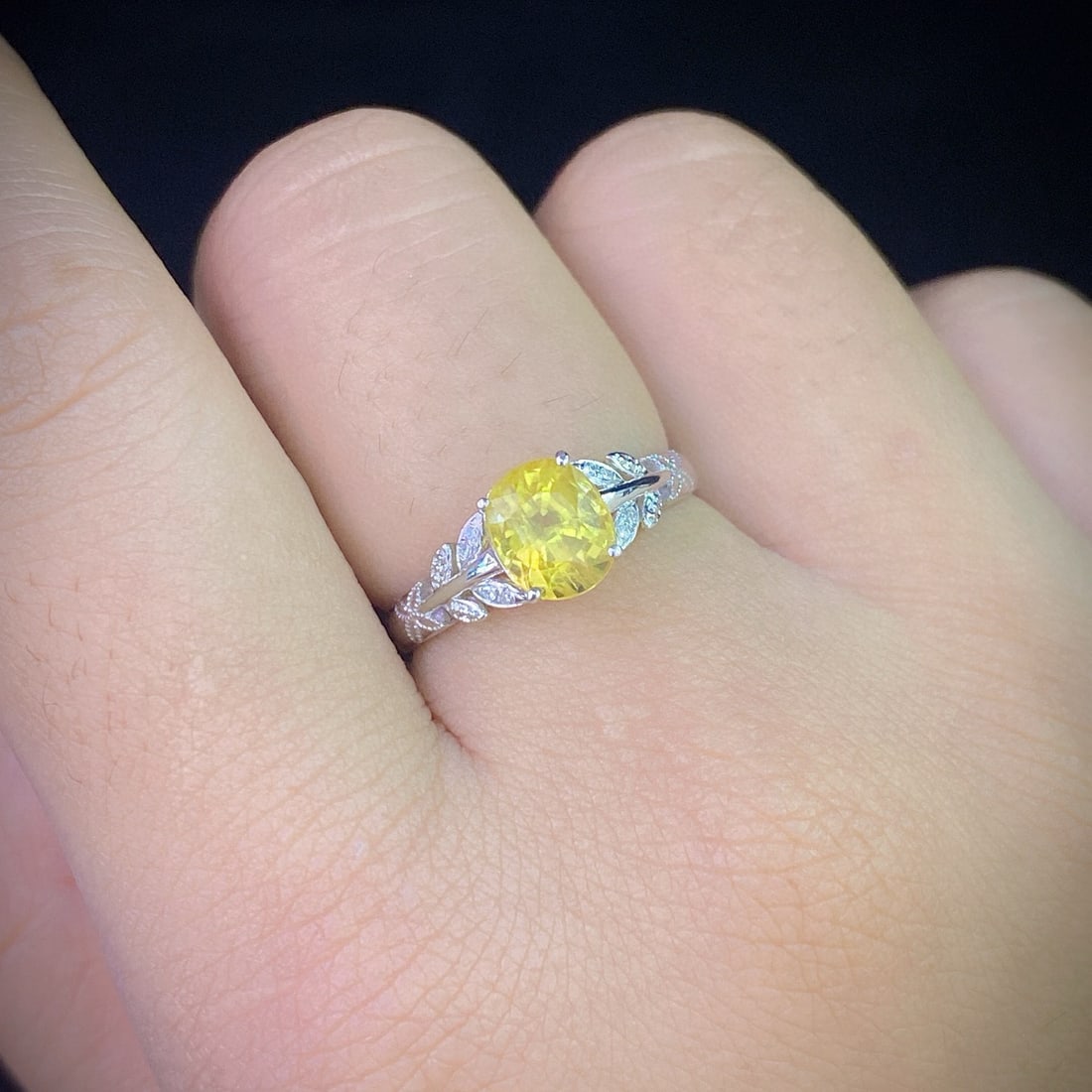 14k Gold 1.82 Ct Natural Sapphire & Diamond Ring - 5