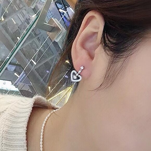 14k Gold 0.52 Ctw Natural H Diamond Earrings - 7