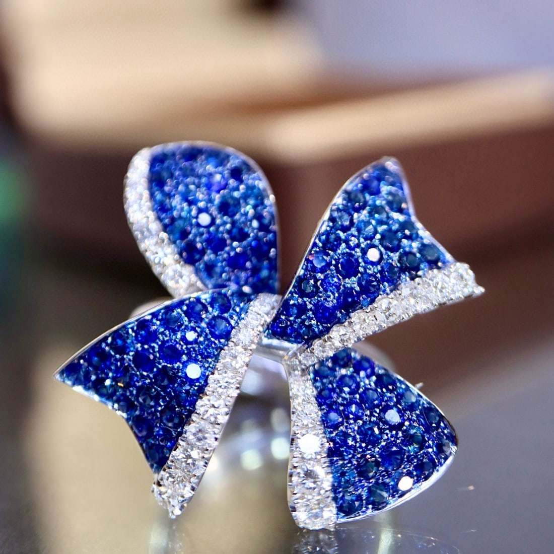 14k Gold 2.65 Ctw Natural Sapphire & Diamond Ring: Ref:230977117 // gold content:14k gold // ring size:7. 25us // // main gemstone:sapphire // shape:round // carat weight:2. 09ct // color:blue // treatment:natural // cut grade:g // // adjacent