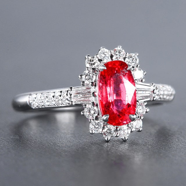 14k Gold 1.53 Ctw Natural Ruby & Diamond Ring - 3