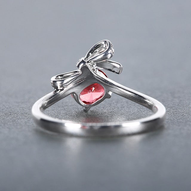 14k Gold 1.03 Ctw Natural Spinel & Diamond Ring - 4