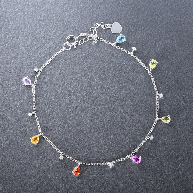 14k Gold 1.48 Ctw Natural Sapphire & Diamond Bracelet: Ref:230978288 // gold content:14k gold // main gemstone:sapphire // shape:pear // carat weight:1. 4ct // color:color // treatment:natural // // adjacent gemstone 2 : diamond // number of stones:8