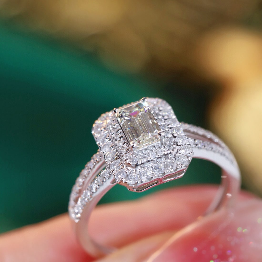 14k Gold 1.06 Ctw Natural H Diamond Ring - 4