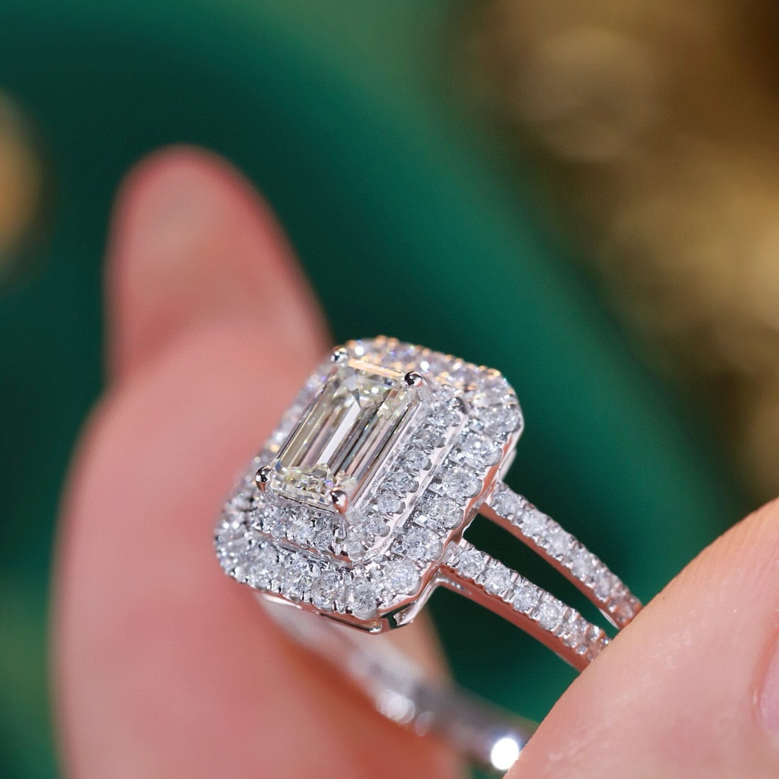 14k Gold 1.06 Ctw Natural H Diamond Ring - 6