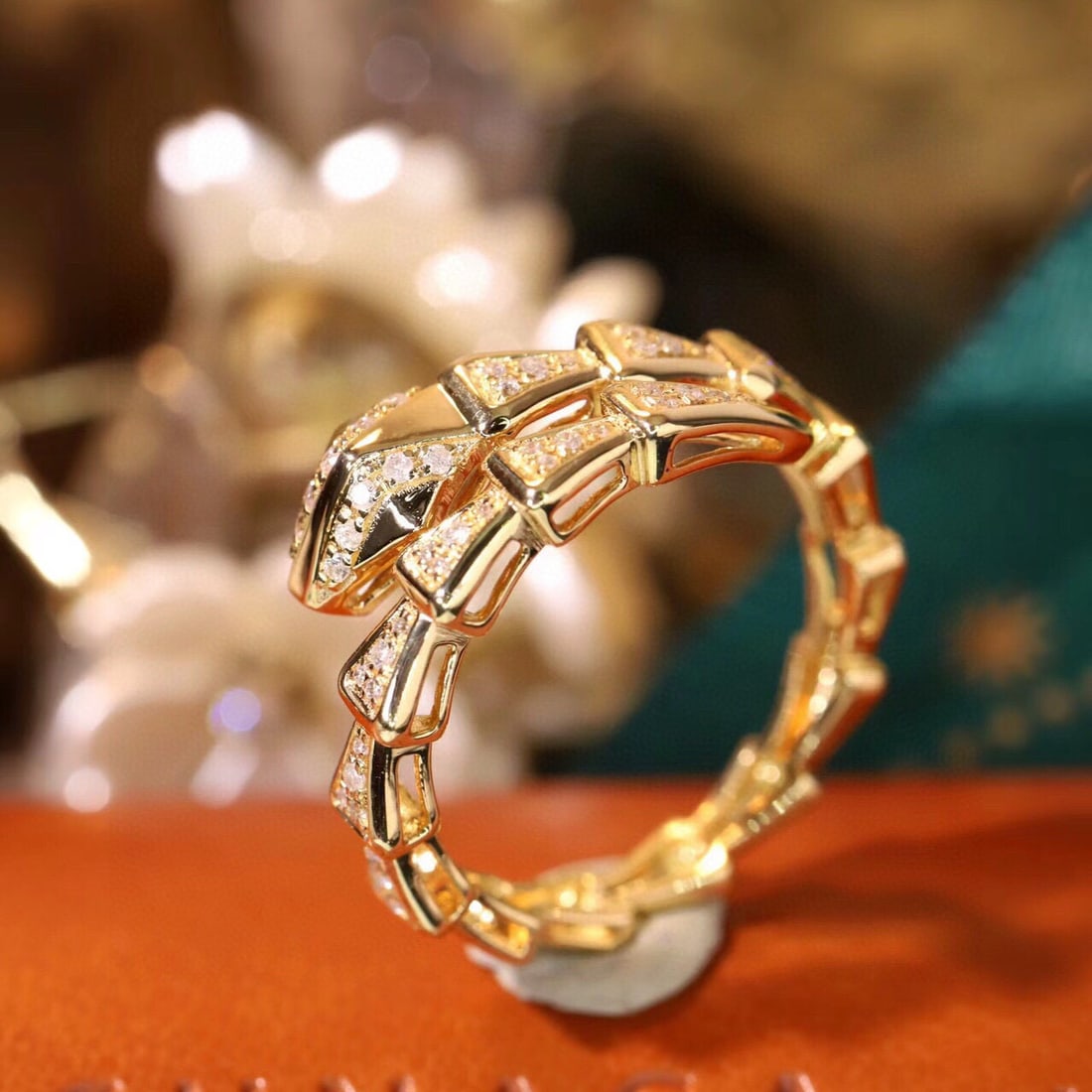 14k Gold 0.18 Ct Natural H Diamond Ring - 5