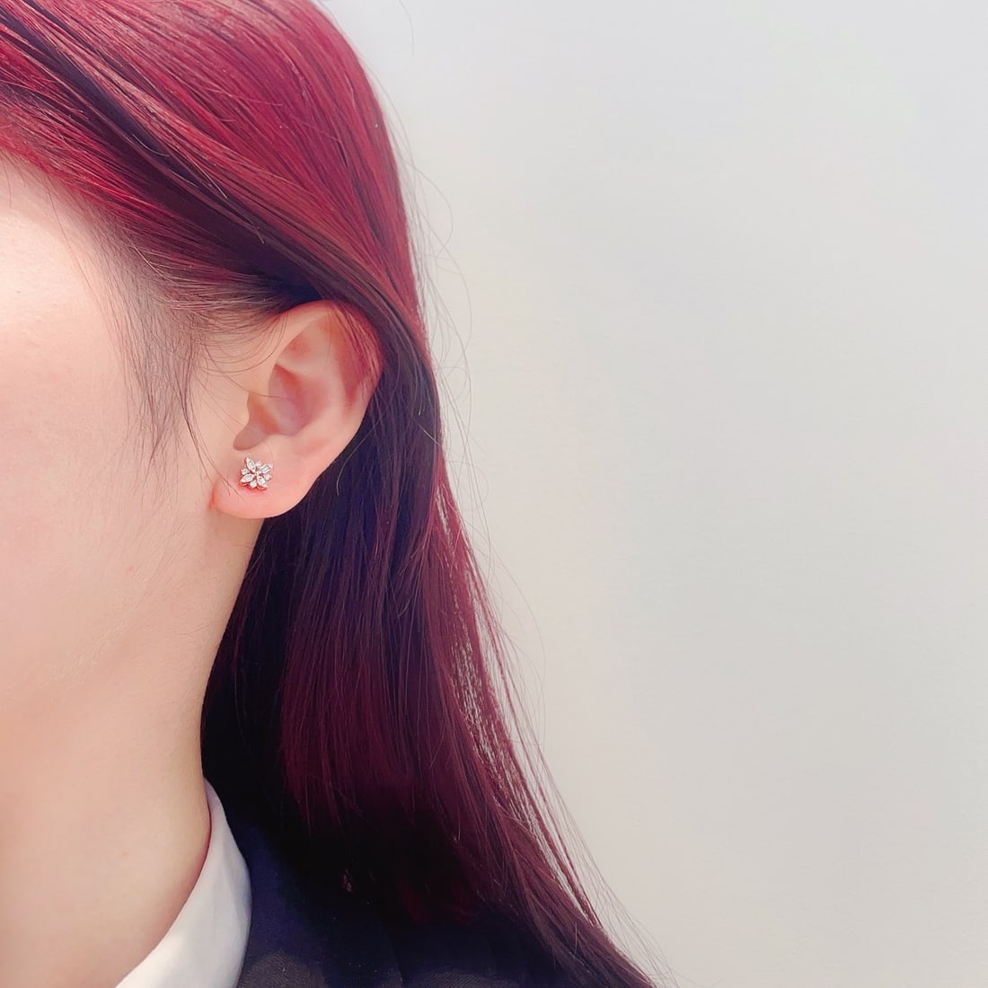 14k Gold 0.30 Ctw Natural H Diamond Earrings - 3