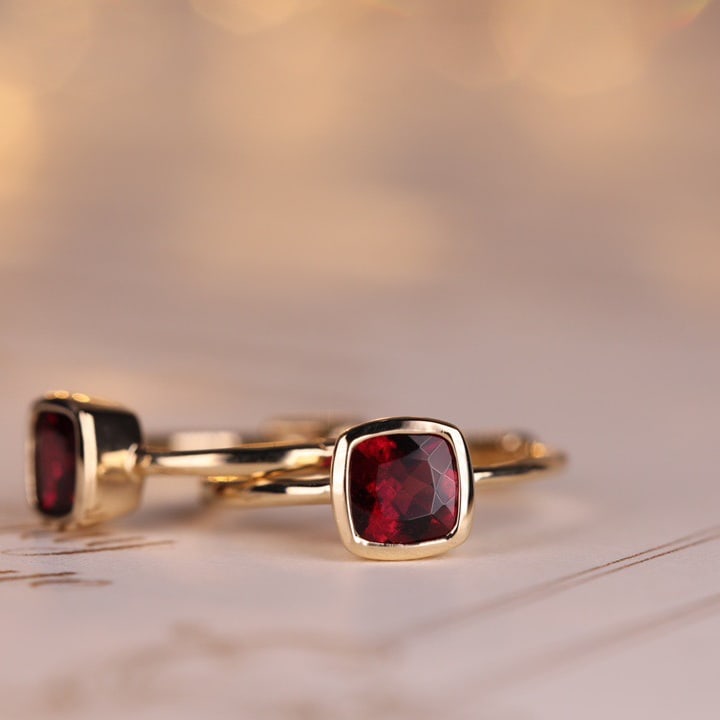 14k Gold 0.46 Ct Natural Tourmaline Earrings - 6