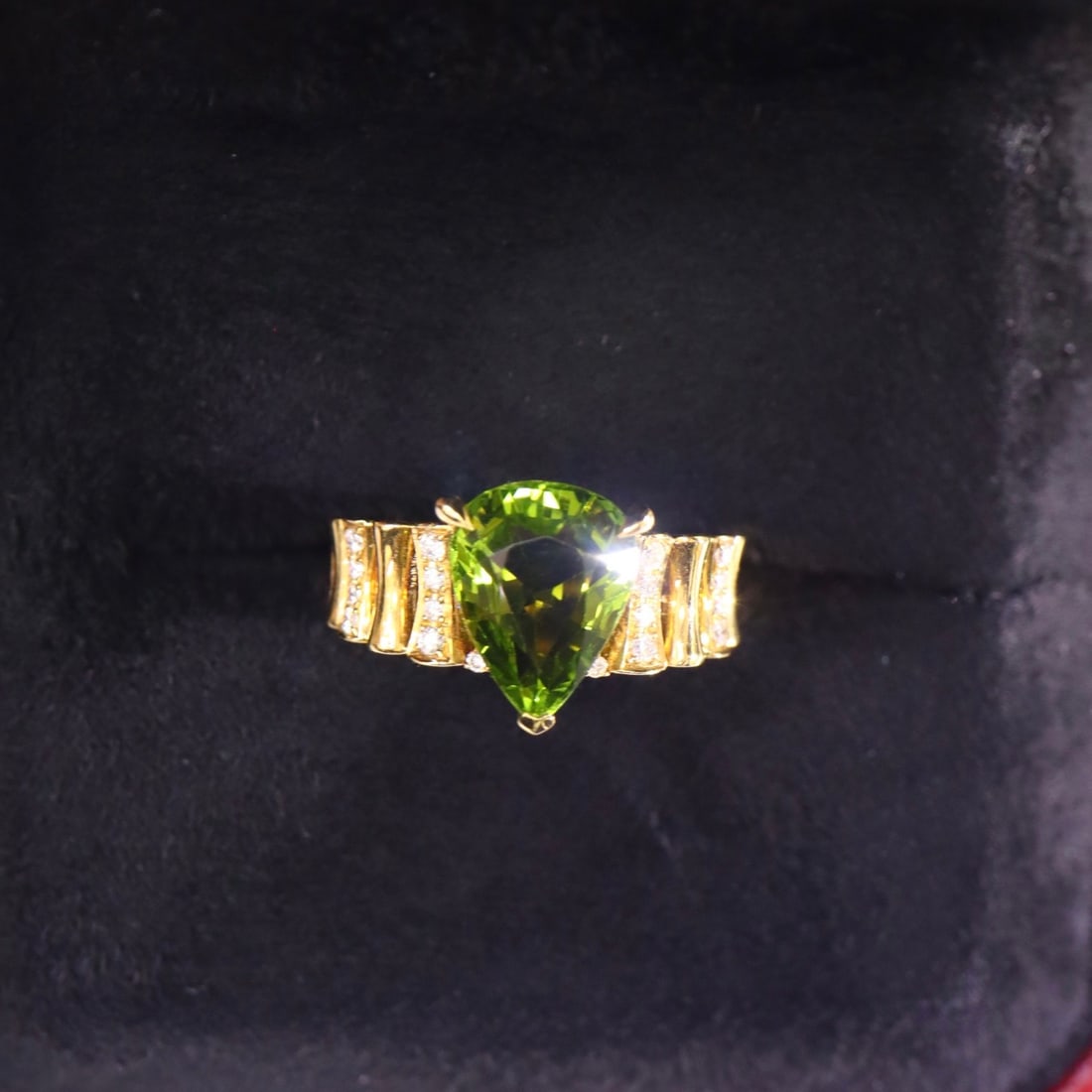 14k Gold 3.22 Ctw Natural Tourmaline & Diamond Ring - 2