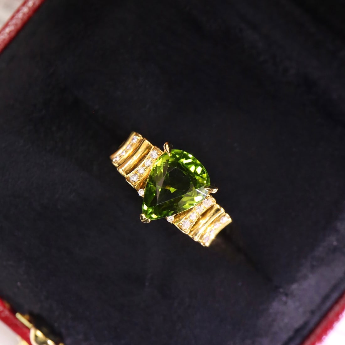 14k Gold 3.22 Ctw Natural Tourmaline & Diamond Ring - 4