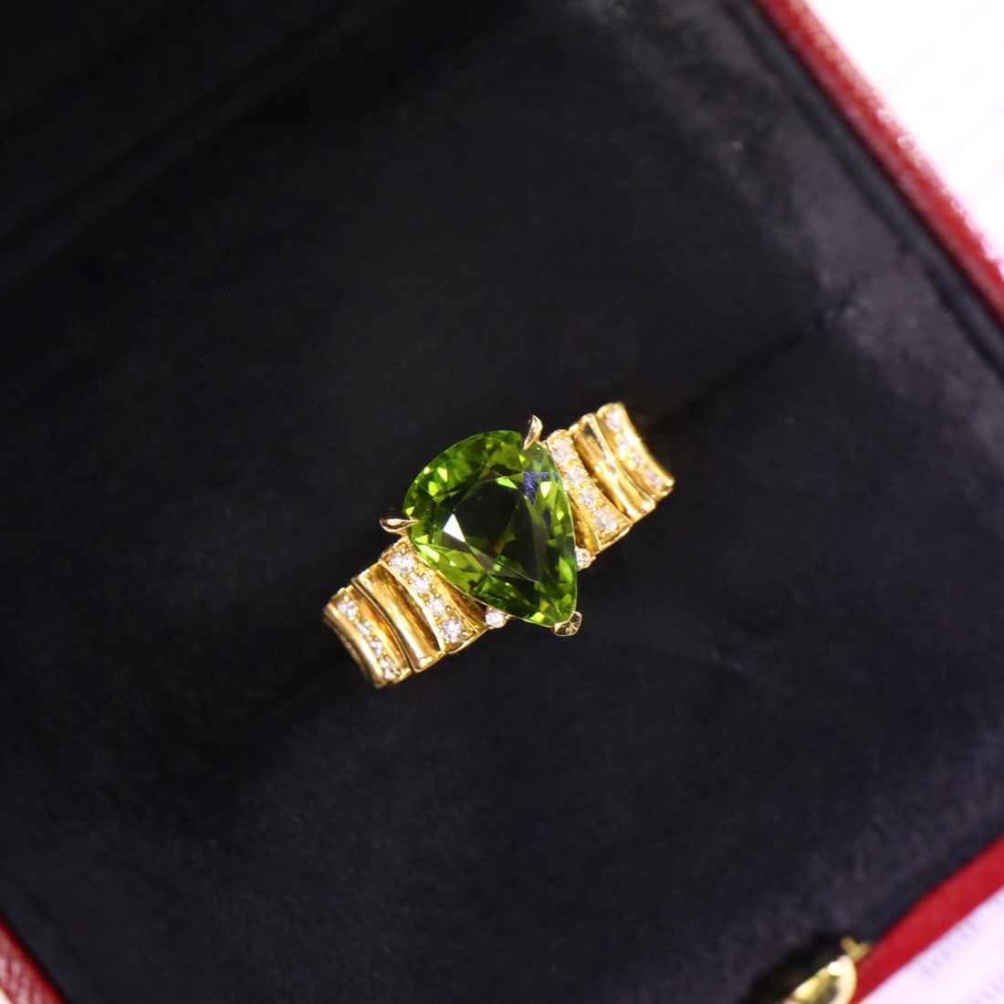 14k Gold 3.22 Ctw Natural Tourmaline & Diamond Ring - 5