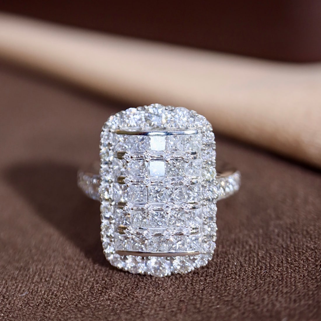 14k Gold 2 Ct Natural H Diamond Ring - 5