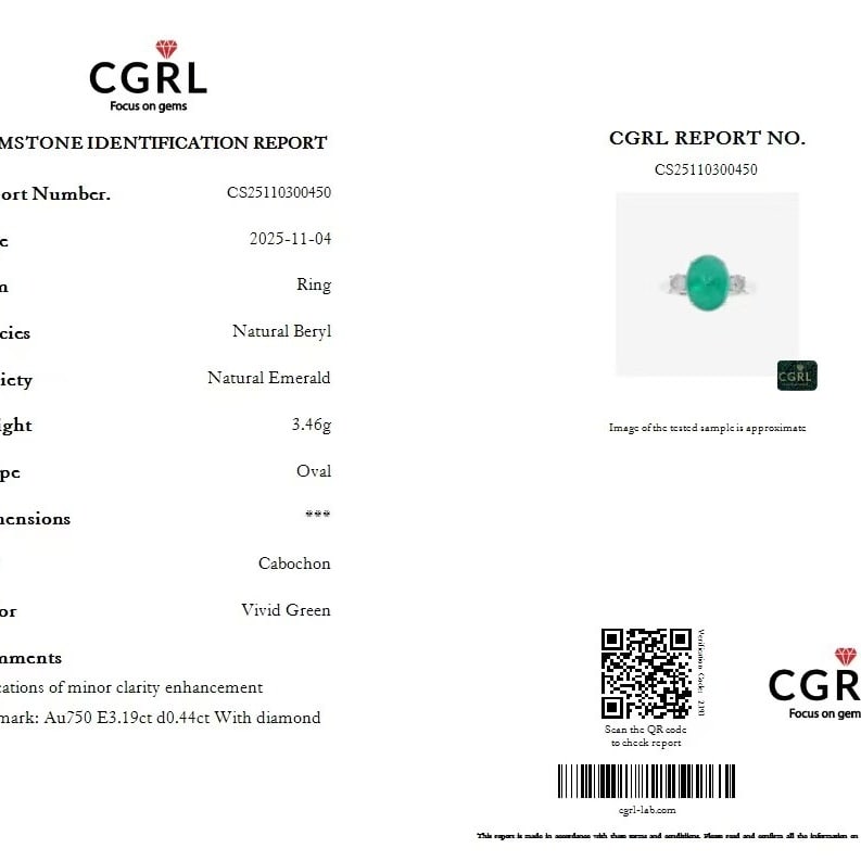 14k Gold 3.63 Ctw Natural Emerald & Diamond Ring - 6