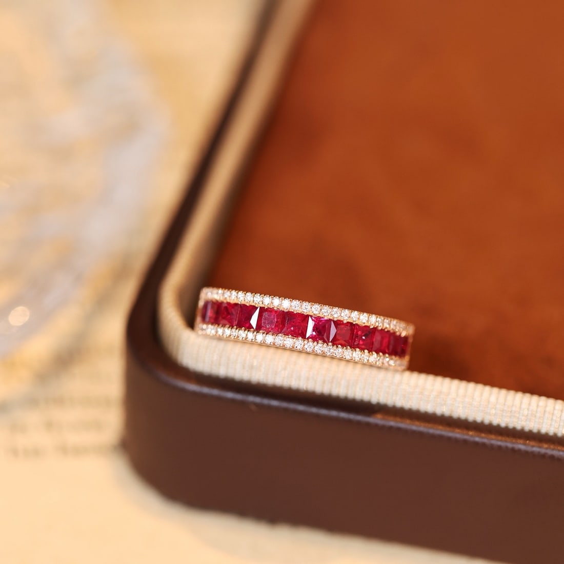 14k Gold 1.18 Ctw Natural Ruby & Diamond Ring - 3