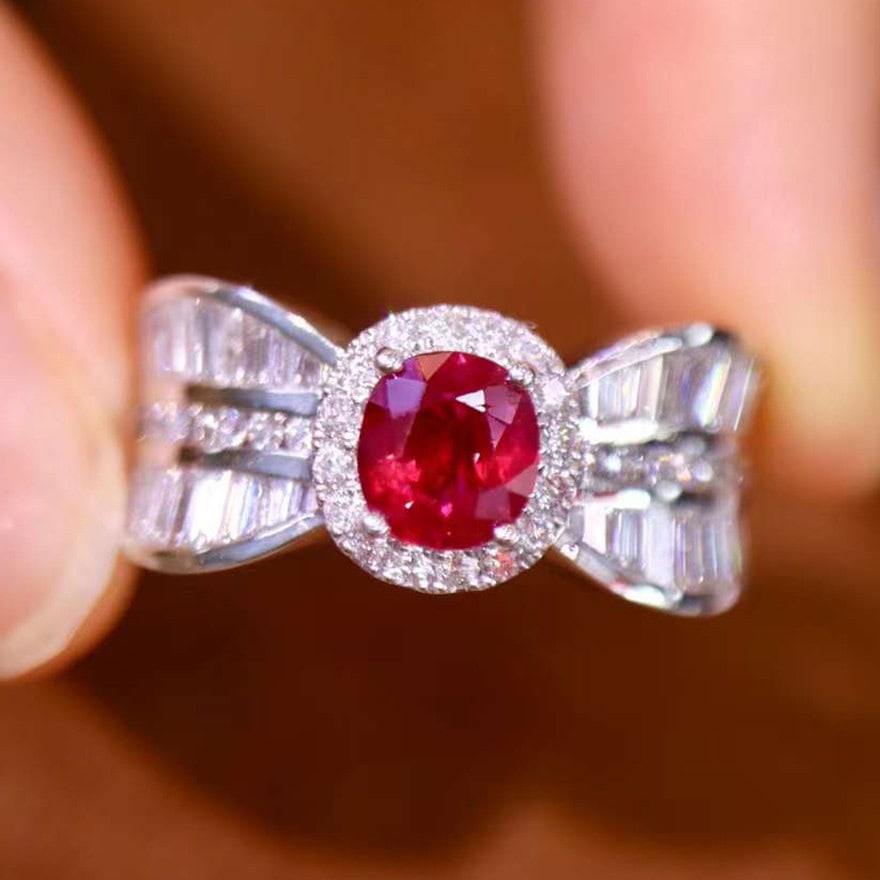 14k Gold 1.82 Ctw Natural Ruby & Diamond Ring (1 of 5)
