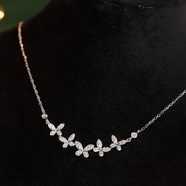 14k Gold 0.3 Ct Natural H Diamond Necklace: Ref:231139230 // gold content:14k gold // main gemstone:diamond // shape:round // carat weight:0. 3ct // clarity grade:vs-si // color:h // treatment:natural // cut grade:g // Condition: NewLow