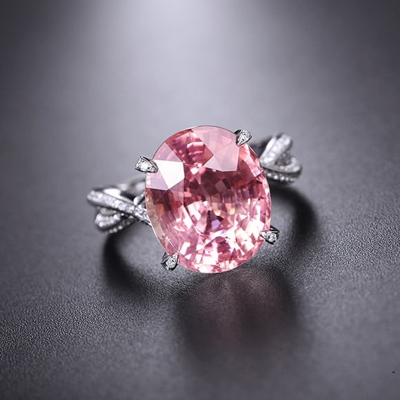 14k Gold 7.74 Ctw Natural Tourmaline & Diamond Ring - 5