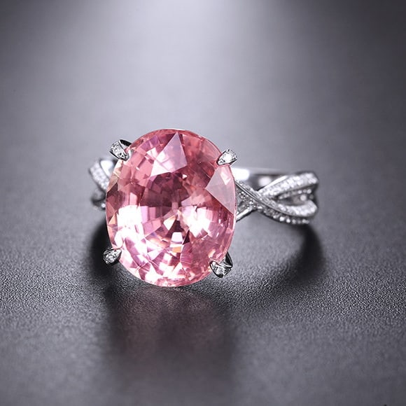 14k Gold 7.74 Ctw Natural Tourmaline & Diamond Ring - 6