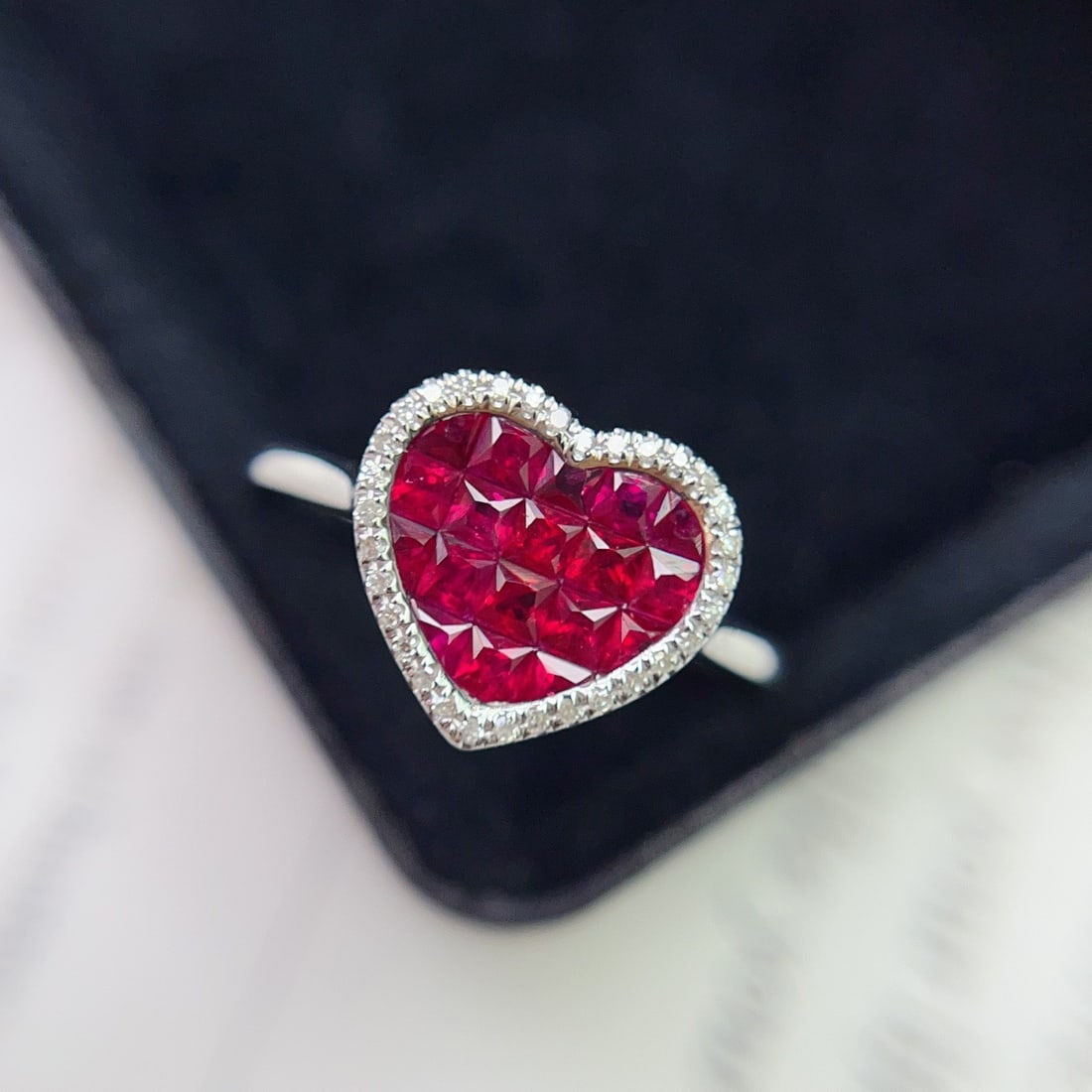 14k Gold 1.55 Ct Natural Ruby & Diamond Ring - 2