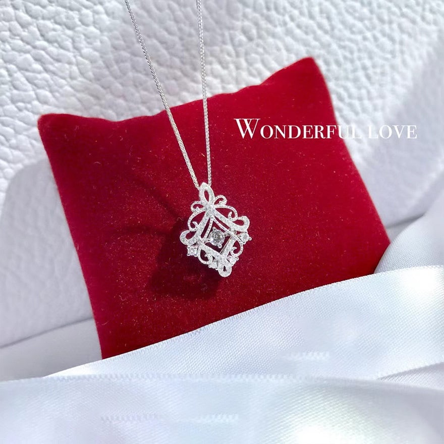 14k Gold 0.28 Ct Natural H Diamond Necklace: Ref:231140085 // gold content:14k gold // main gemstone:diamond // shape:round // carat weight:0. 28ct // clarity grade:vs-si // color:h // treatment:natural // cut grade:g // Condition: NewLow