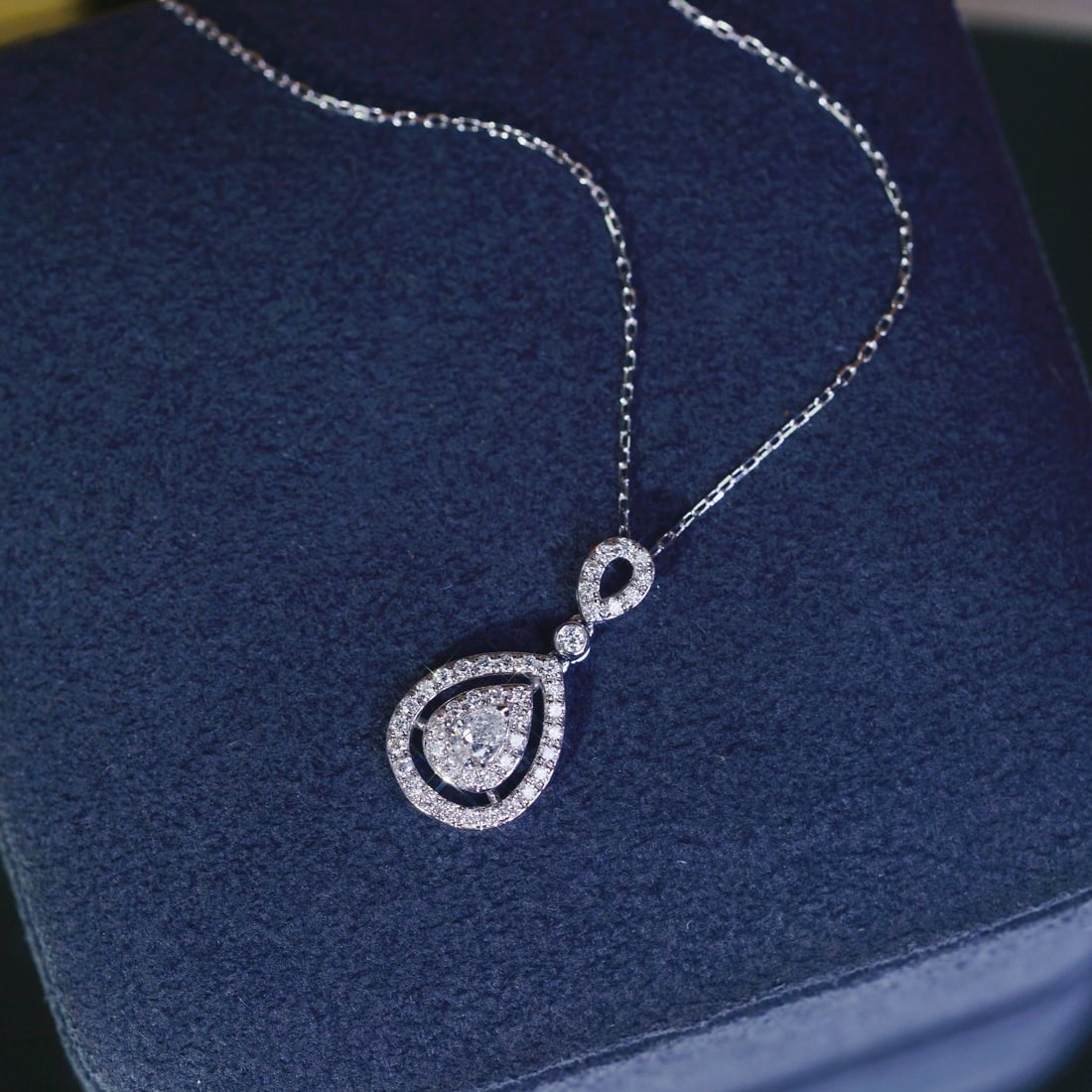 14k Gold 0.45 Ctw Natural H Diamond Necklace - 2