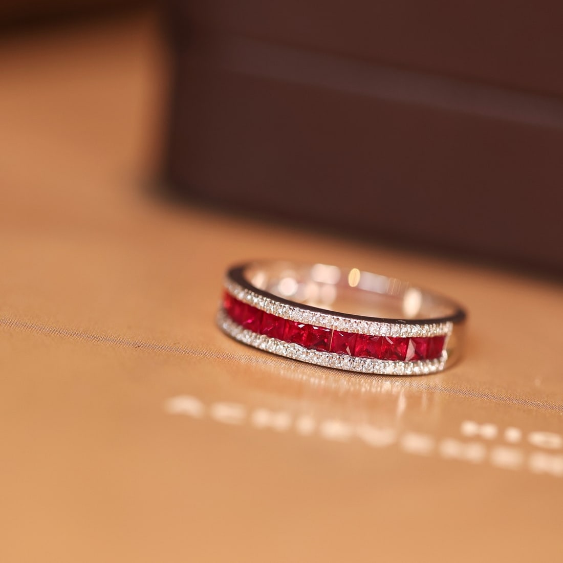 14k Gold 1.18 Ctw Natural Ruby & Diamond Ring - 2