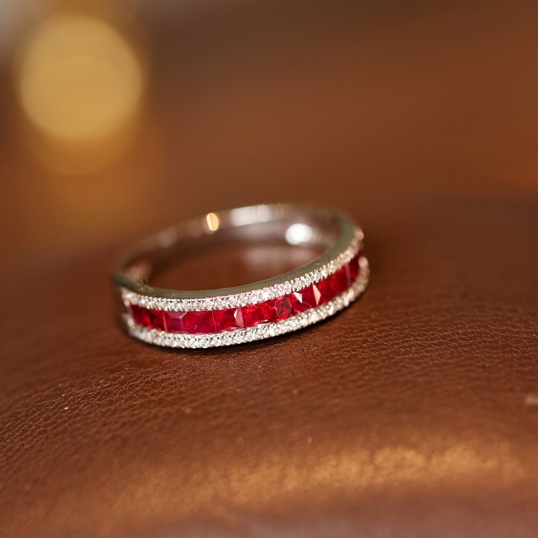 14k Gold 1.18 Ctw Natural Ruby & Diamond Ring - 3