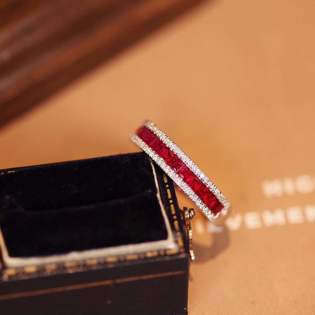 14k Gold 1.18 Ctw Natural Ruby & Diamond Ring - 4