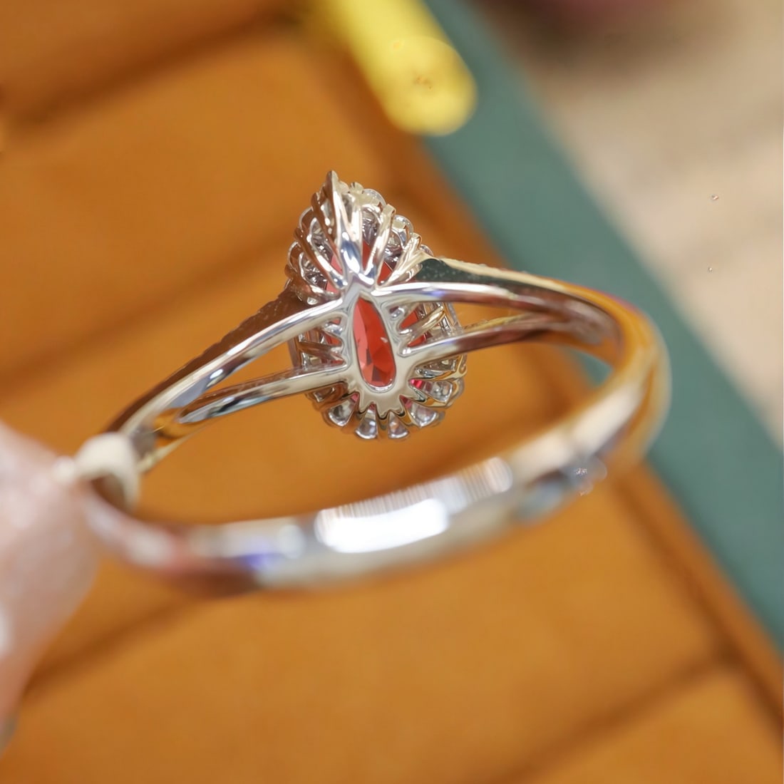 14k Gold 1.52 Ctw Natural Spinel & Diamond Ring - 4