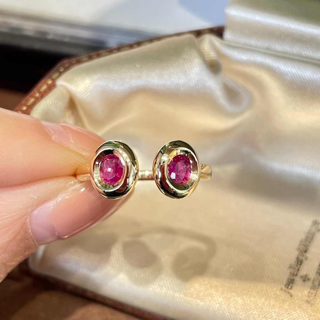 14k Gold 0.50 Ct Natural Ruby Ring - 3