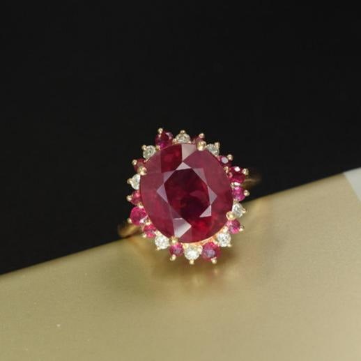 14k Gold 5.13 Ctw Natural Tourmaline & Diamond Ring - 5