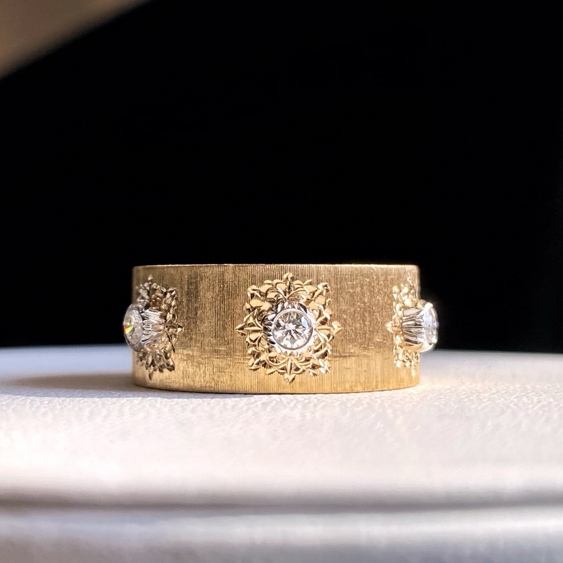 14k Gold 0.29 Ct Natural H Diamond Ring - 2