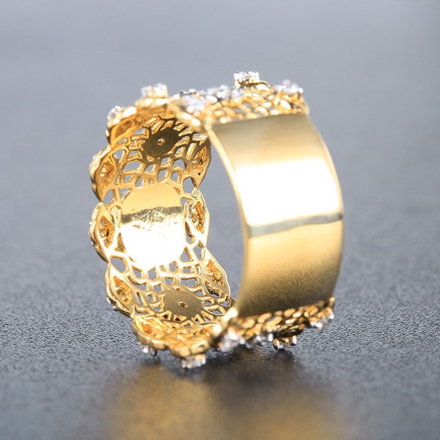 14k Gold 1.00 Ctw Natural Emerald & Diamond Ring - 5