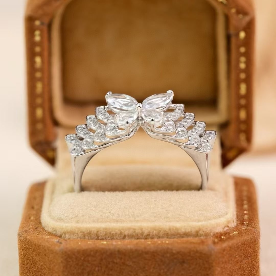 14k Gold 1.08 Ctw Natural Sapphire & Diamond Ring - 3