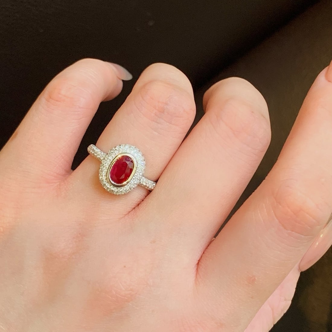 14k Gold 1.62 Ctw Natural Ruby & Diamond Ring - 5