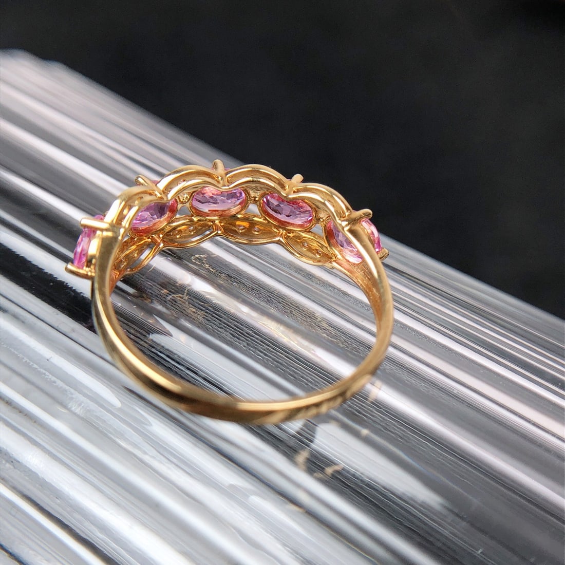 14k Gold 1.69 Ctw Natural Sapphire & Diamond Ring - 7