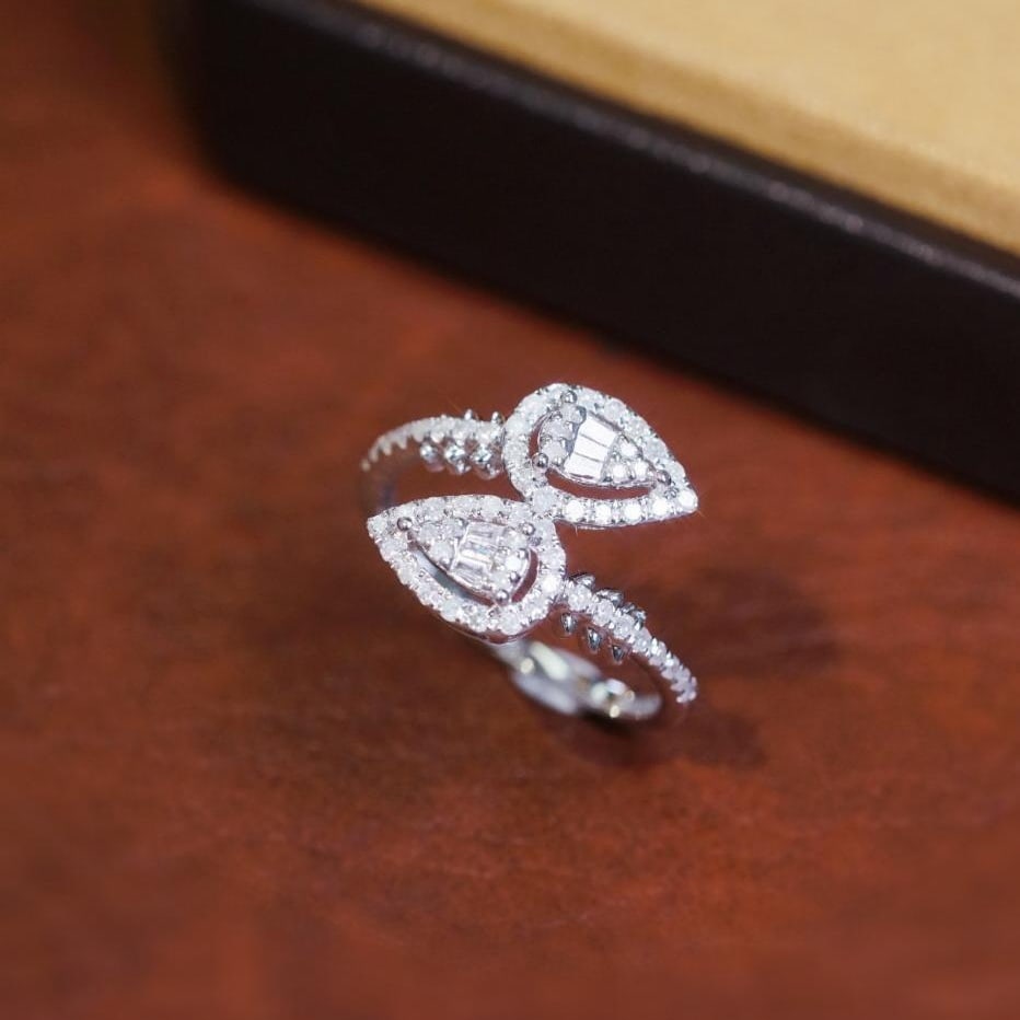 14k Gold 0.45 Ct Natural H Diamond Ring: Ref:231136386 // gold content:14k gold // ring size:7. 25us // // main gemstone:diamond // shape:multiple // carat weight:0. 45ct // clarity grade:vs-si // color:h // treatment:natural //