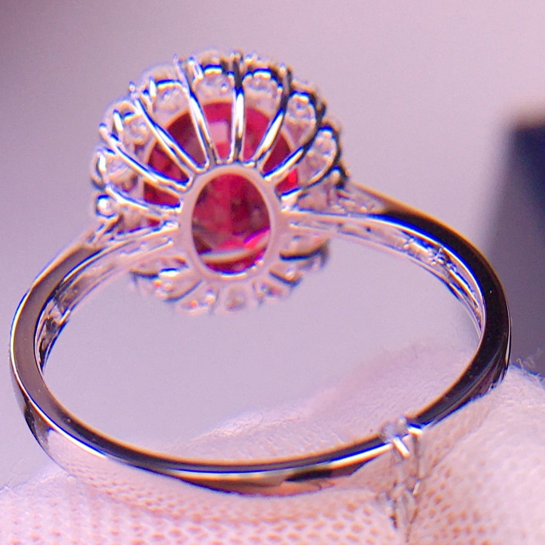 14k Gold 4.1 Ct Natural Tourmaline & Diamond Ring - 6