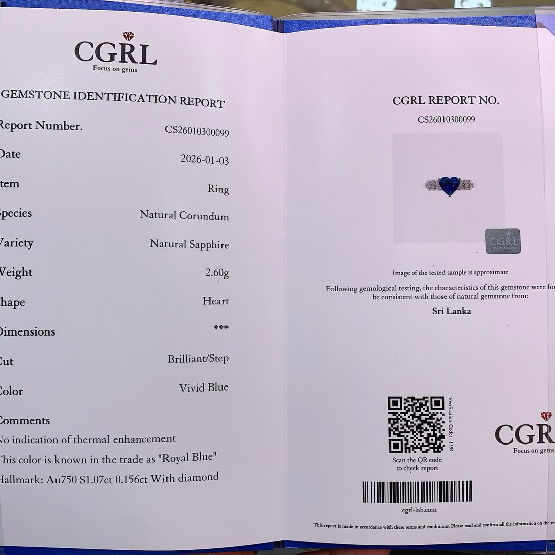 14k Gold 1.22 Ctw Natural Sapphire & Diamond Ring - 6