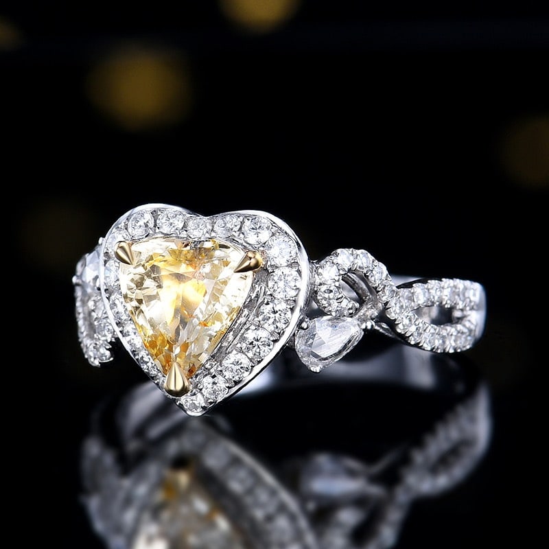 14k Gold 2.03 Ctw Natural Sapphire & Diamond Ring - 2