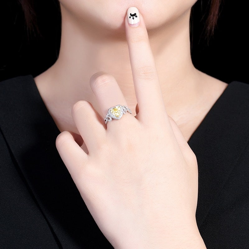 14k Gold 2.03 Ctw Natural Sapphire & Diamond Ring - 6