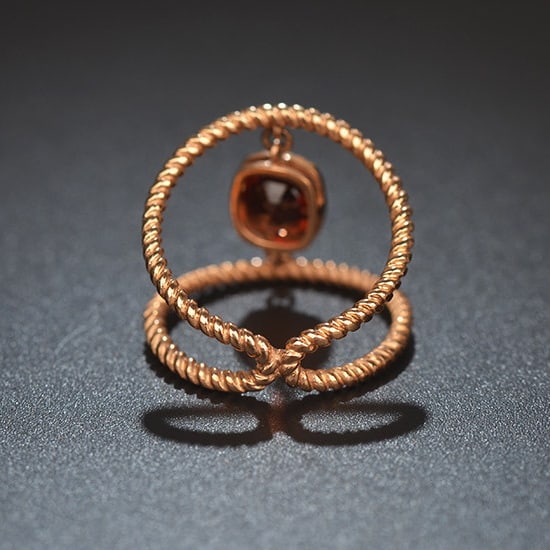 14k Gold 1.15 Ct Natural Spinel Ring - 4