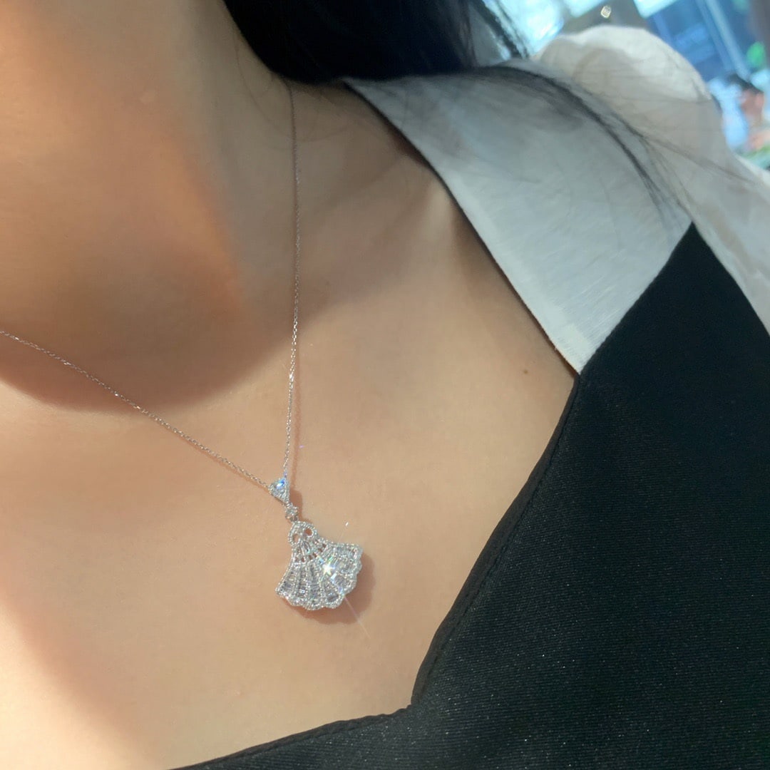 14k Gold 0.98 Ct Natural H Diamond Pendant( Without Chain ) - 5