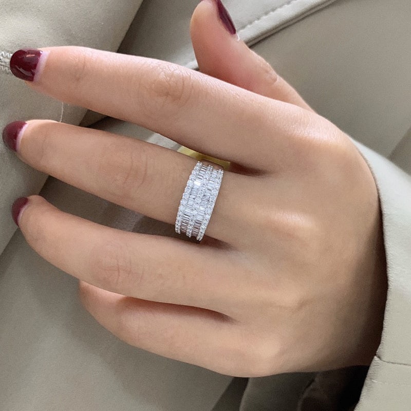 14k Gold 1 Ct Natural H Diamond Ring - 3