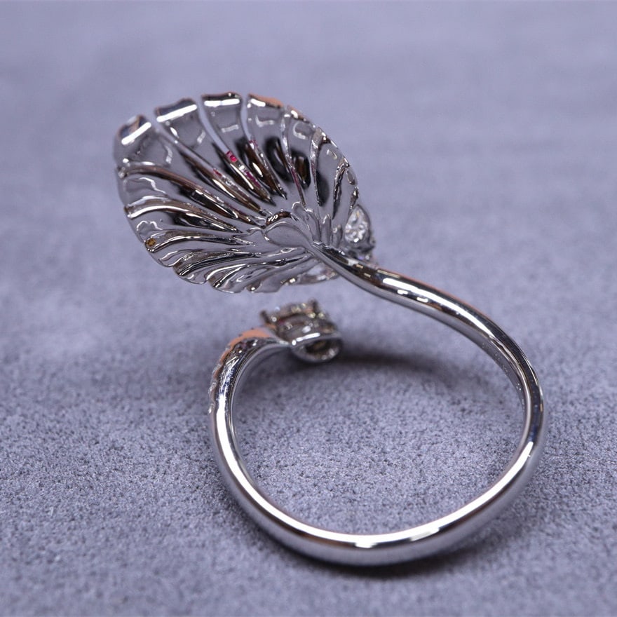 14k Gold 1.77 Ctw Natural Ruby & Diamond Ring - 7