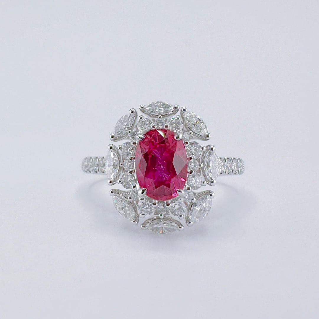 14k Gold 2.07 Ctw Natural Ruby & Diamond Ring (1 of 5)
