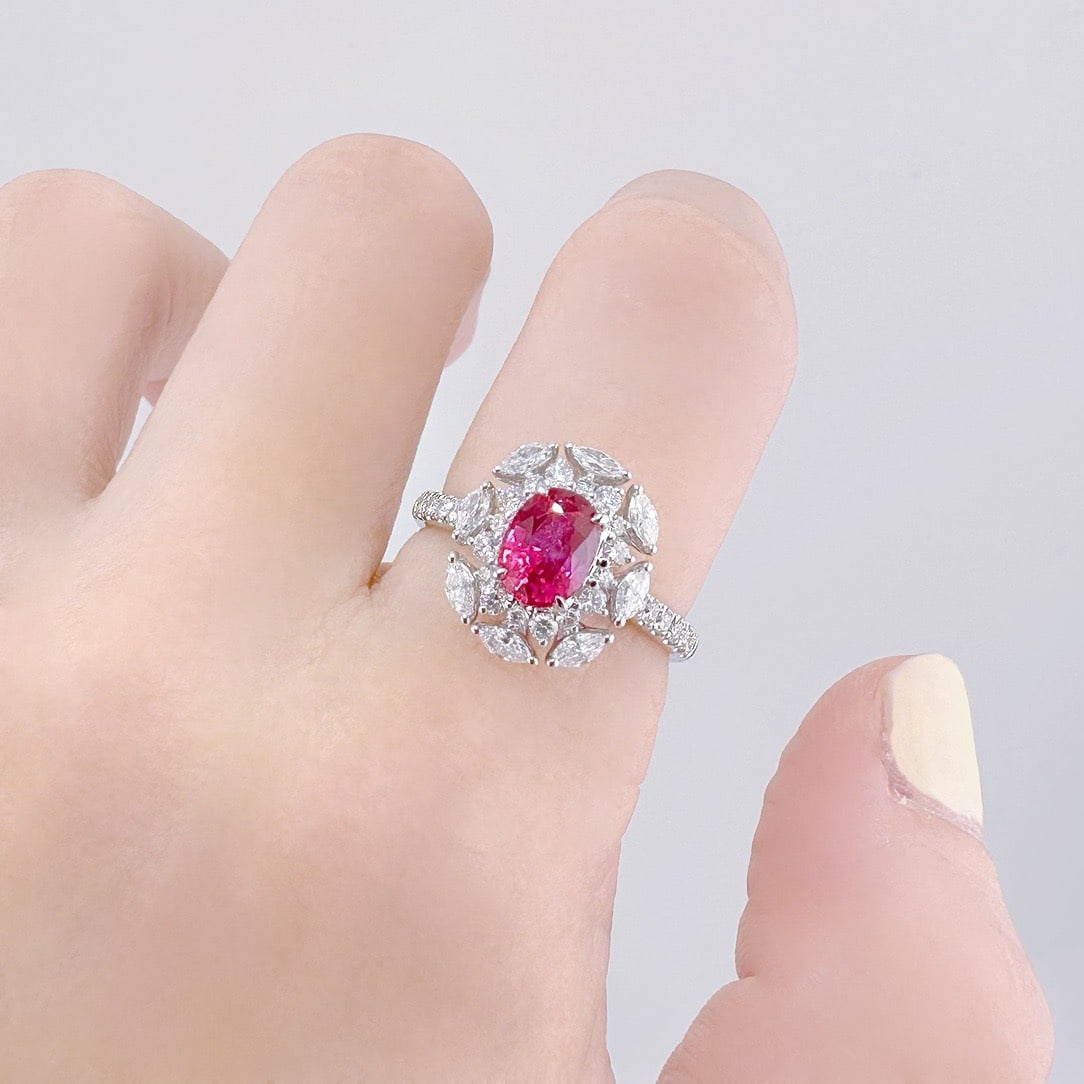 14k Gold 2.07 Ctw Natural Ruby & Diamond Ring - 4