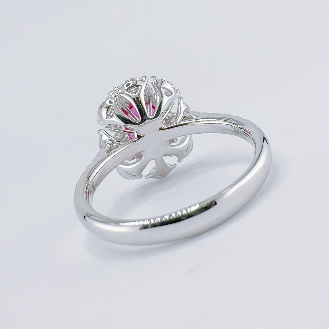 14k Gold 2.07 Ctw Natural Ruby & Diamond Ring - 5