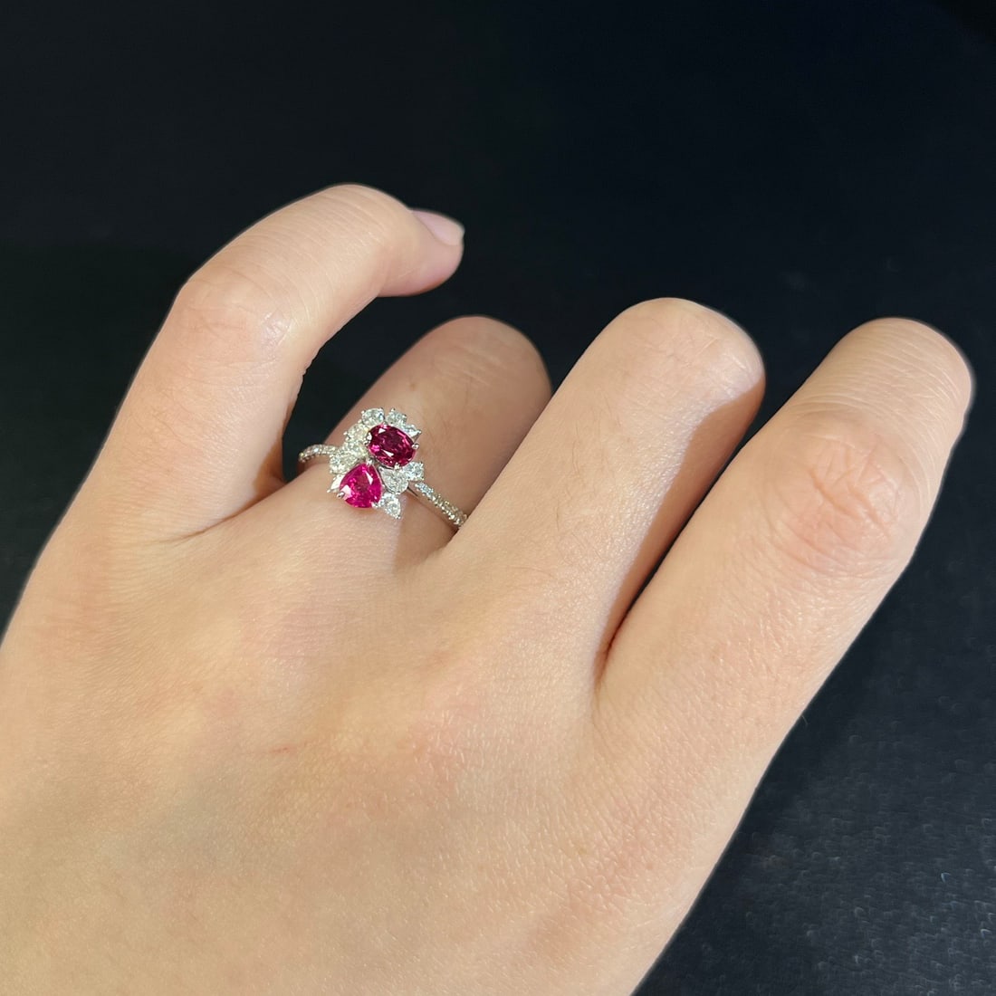 14k Gold 1.40 Ctw Natural Ruby & Diamond Ring - 5