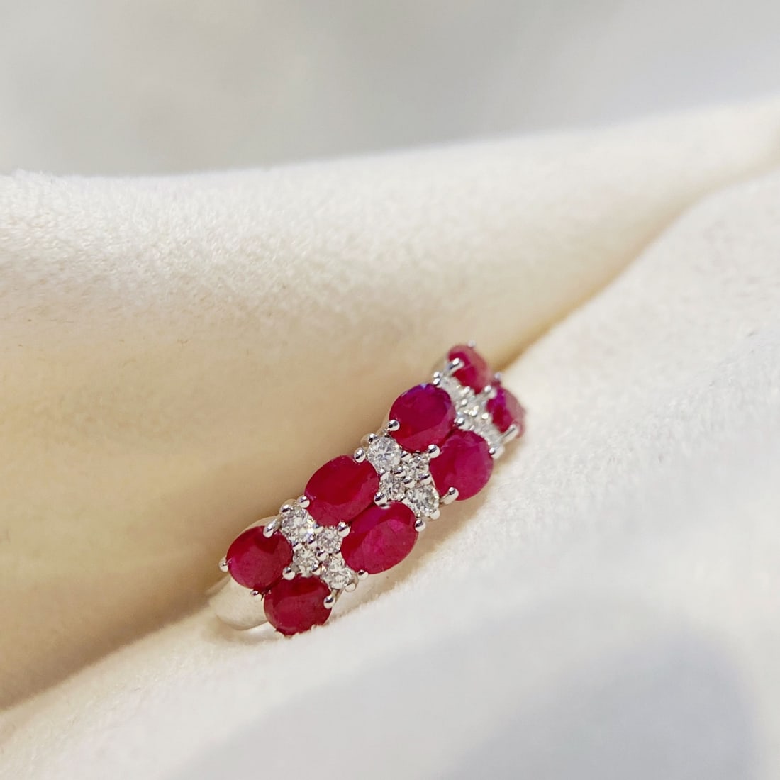 14k Gold 1.87 Ctw Natural Ruby & Diamond Ring - 2