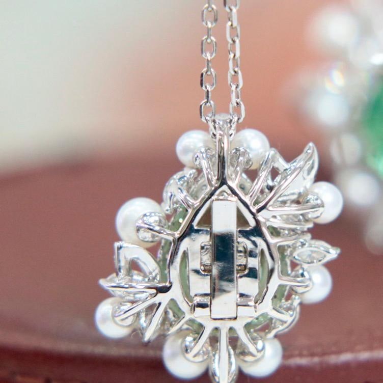 14k Gold 2.69 Ctw Natural Tourmaline & Diamond Ring/pendant( Without Chain ) - 4